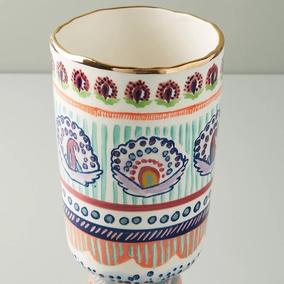 Anthropologie Painted Elza Vase, Large - Picture 8 of 8